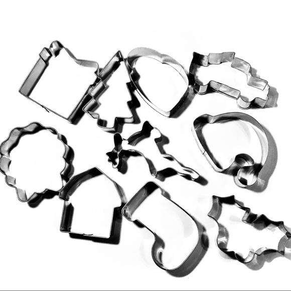 CORE KITCHEN 10 PIECE MINI COOKIE CUTTER SET NEW❤️ - Picture 2 of 4